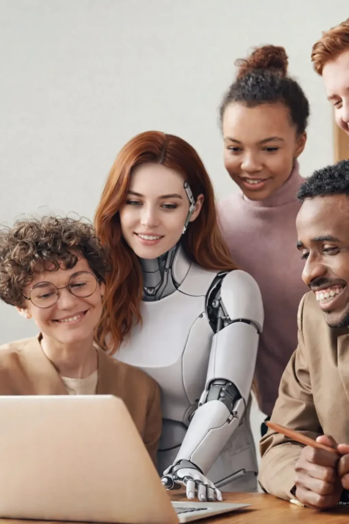 Digital marketing team collaborating on AI-driven growth strategies at ZYRO Digital